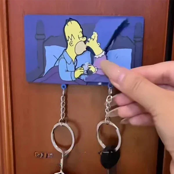 Conjunto de chaveiros de casal