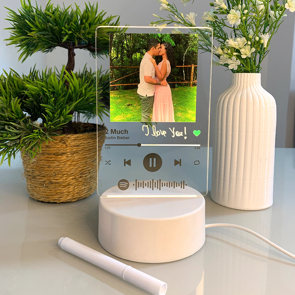 Luminária Decorativa Spotify Personalizada