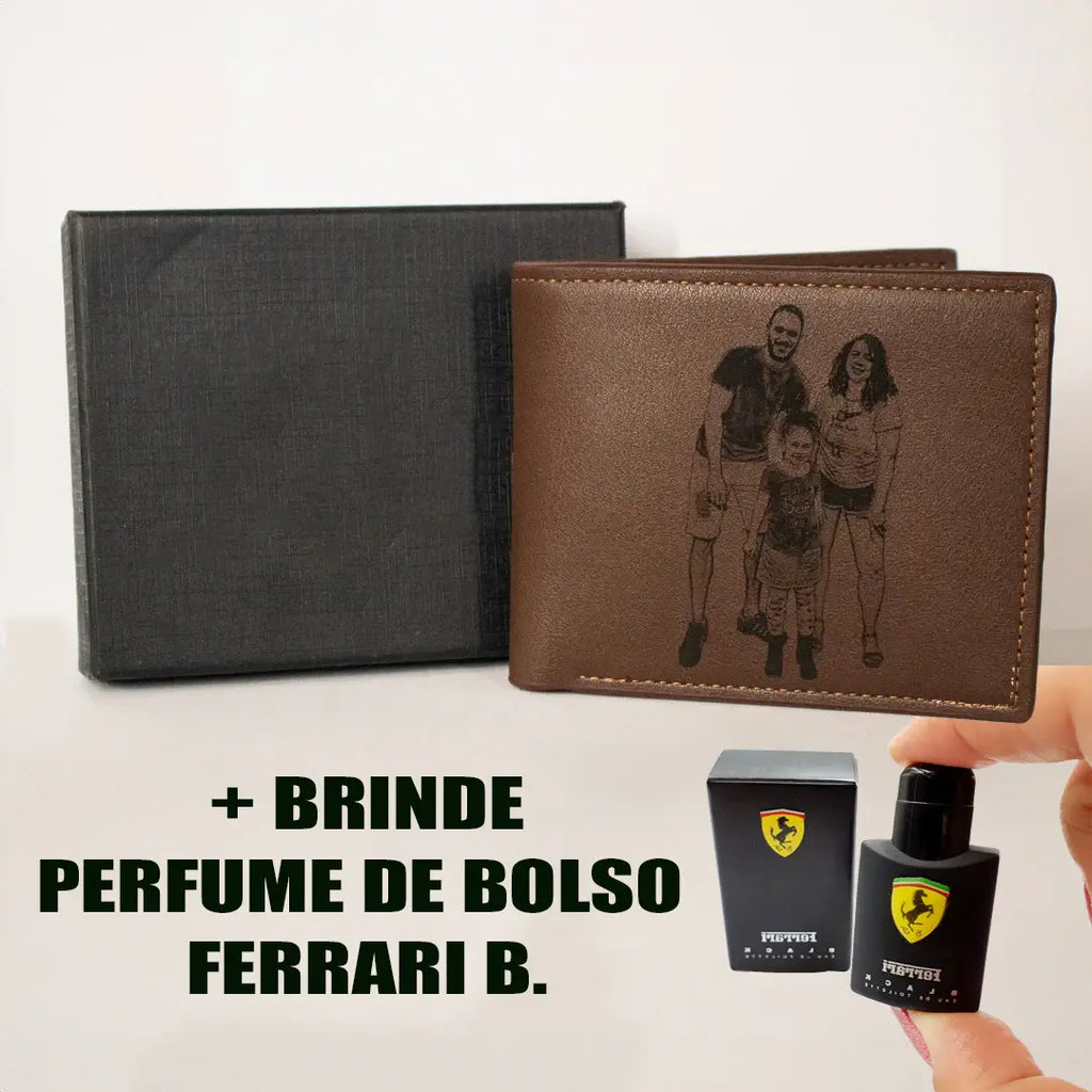 Surpreenda Quem Você Ama: Carteira Personalizada + Brinde Exclusivo