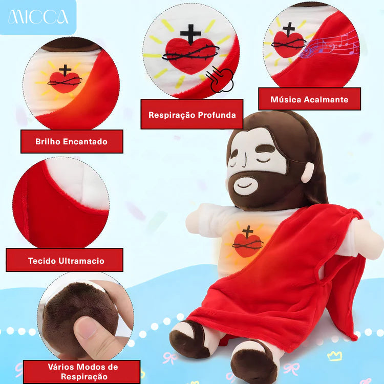 Santo Abraçinho – O Pelúcia 3 em 1 que Abraça com Fé e Acalma a Alma