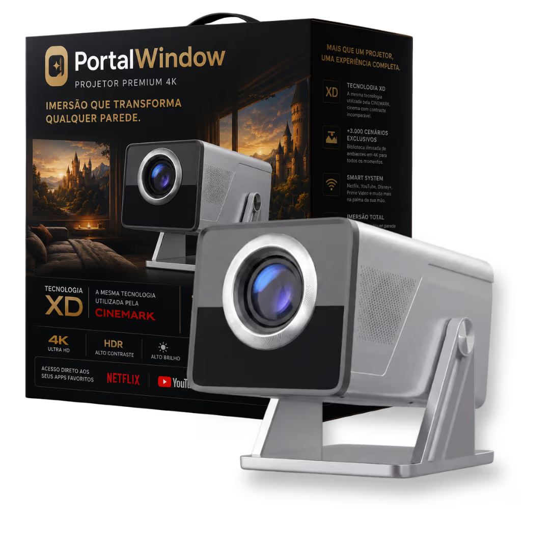Portal Window™ 2.0 - Projetor Imersivo Portátil