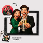 Quadro Nosso Filme™ — Sua Foto favorita em Estilo Filme 3D