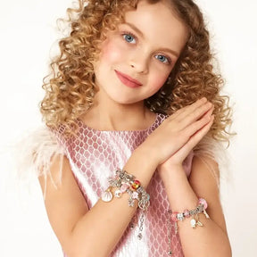 Super Kit Princess Berloque em Prata + BRINDE Porta Joias de Couro Legítimo