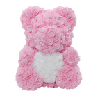 Urso do Amor Eterno Feito de Rosas
