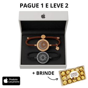 Pulseira Aura - Pague 1 e Leve 2 + Brinde - Sinta o Toque de Quem Você Ama