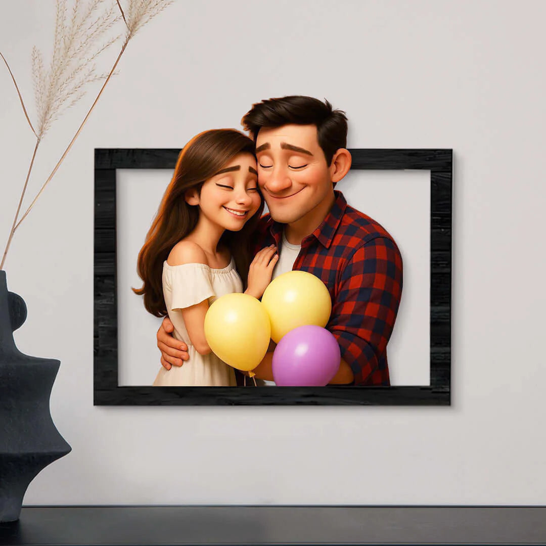 Quadro Nosso Filme™ — Sua Foto favorita em Estilo Filme 3D