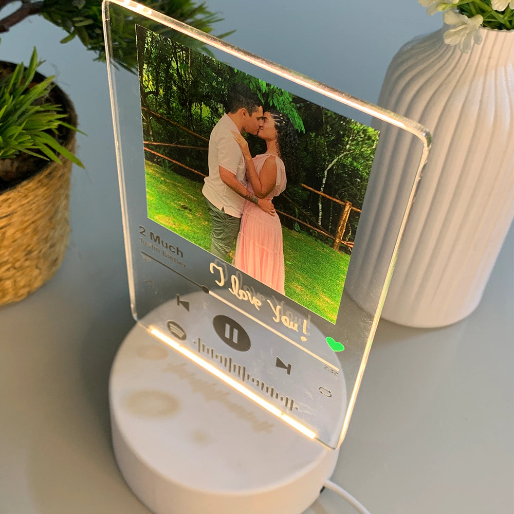 Luminária Decorativa Spotify Personalizada