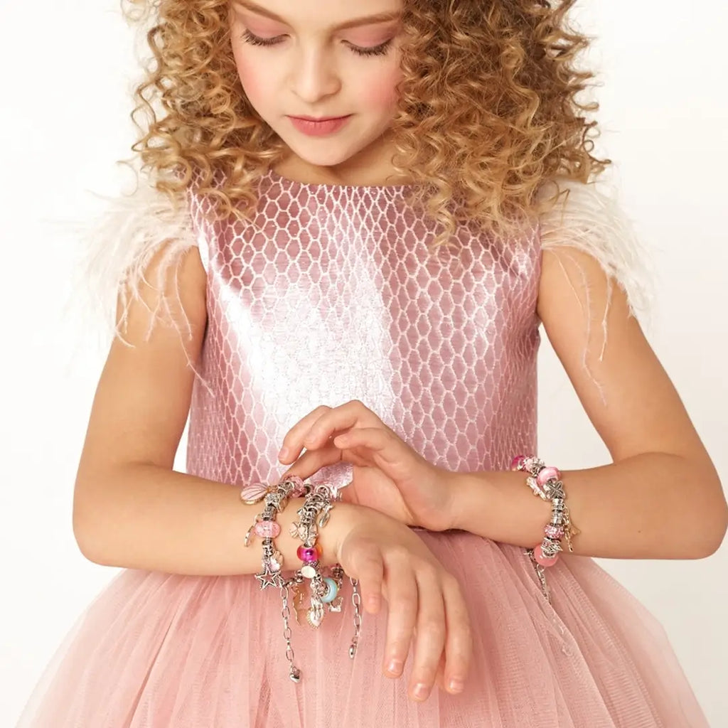 Super Kit Princess Berloque em Prata + BRINDE Porta Joias de Couro Legítimo