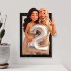 Quadro Nosso Filme™ — Sua Foto favorita em Estilo Filme 3D