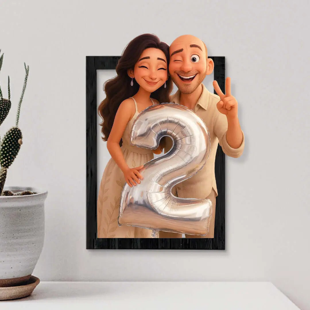Quadro Nosso Filme™ — Sua Foto favorita em Estilo Filme 3D