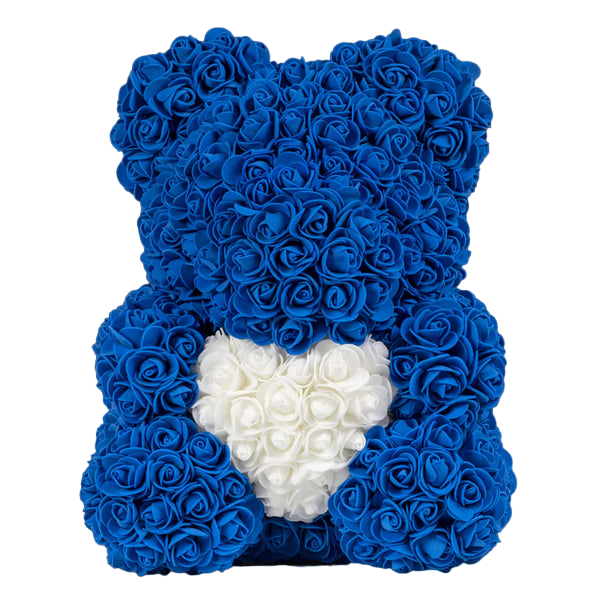 Urso do Amor Eterno Feito de Rosas