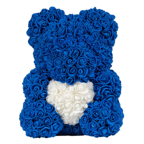 Urso do Amor Eterno Feito de Rosas