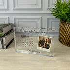 Bloco de Mesa Personalizado com Foto e Data - O Presente Perfeito para Quem Você Ama