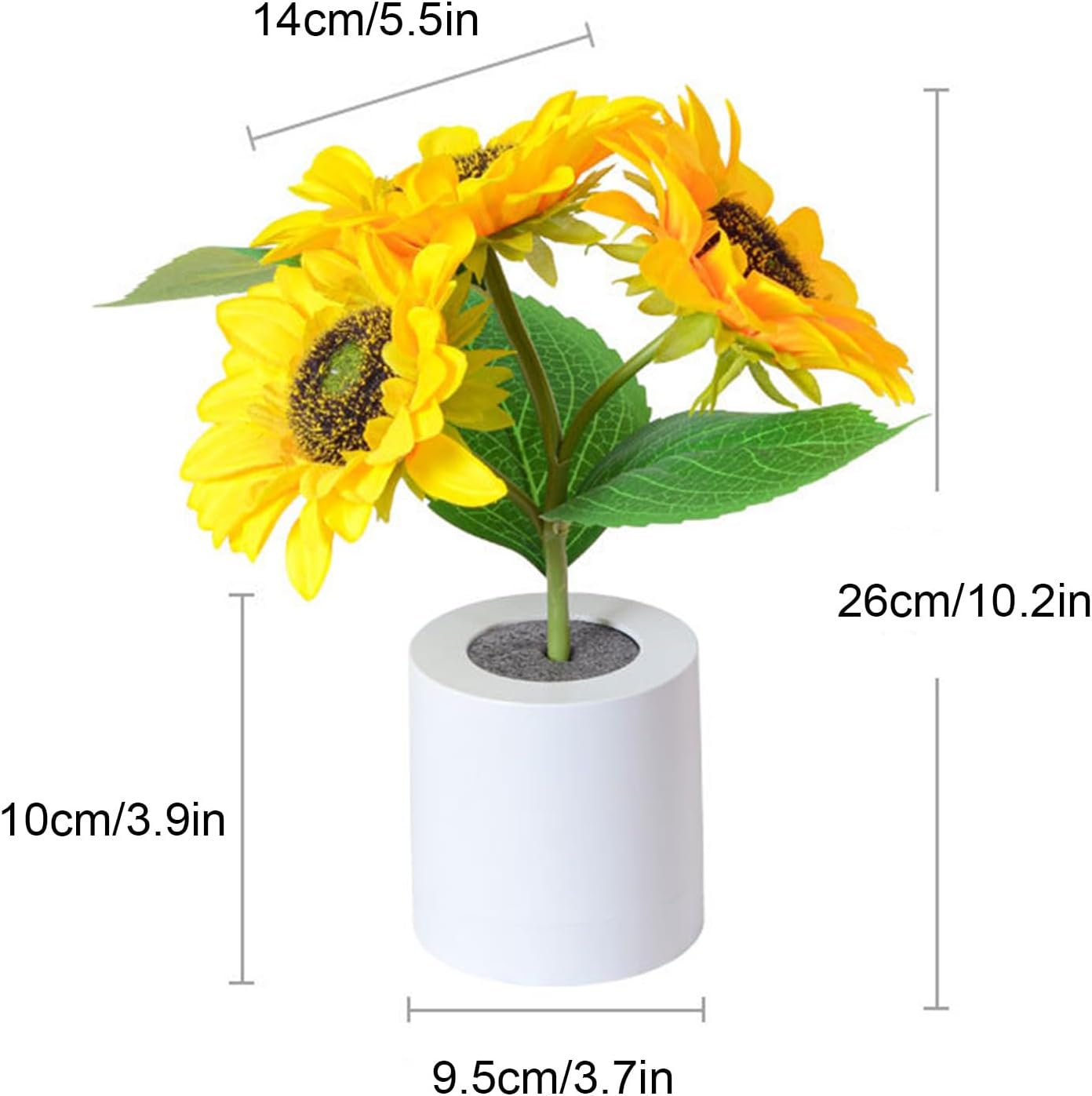 Luminária Luna Girassol Edição Luxo - + BRINDE DIFUSOR
