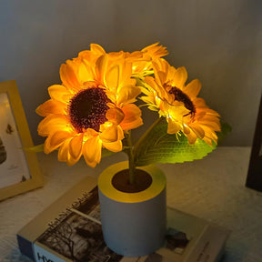 Luminária Luna Girassol Edição Luxo - + BRINDE DIFUSOR