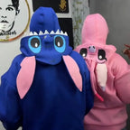 Kit 2 Moletom Casal Desenho STITCH & ANGEL UNISSEX - 100% Algodão