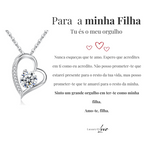 Colar Amor-Eterno™ para a minha Filha (com dedicatória especial)