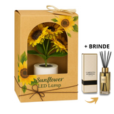 Luminária Luna Girassol Edição Luxo - + BRINDE DIFUSOR