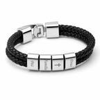 Pulseira Personalizada com Nomes + Caneca Exclusiva Grátis