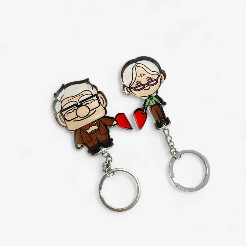 Conjunto de chaveiros de casal