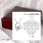 Colar Amor-Eterno™ para a minha Filha (com dedicatória especial)