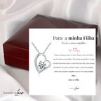 Colar Amor-Eterno™ para a minha Filha (com dedicatória especial)