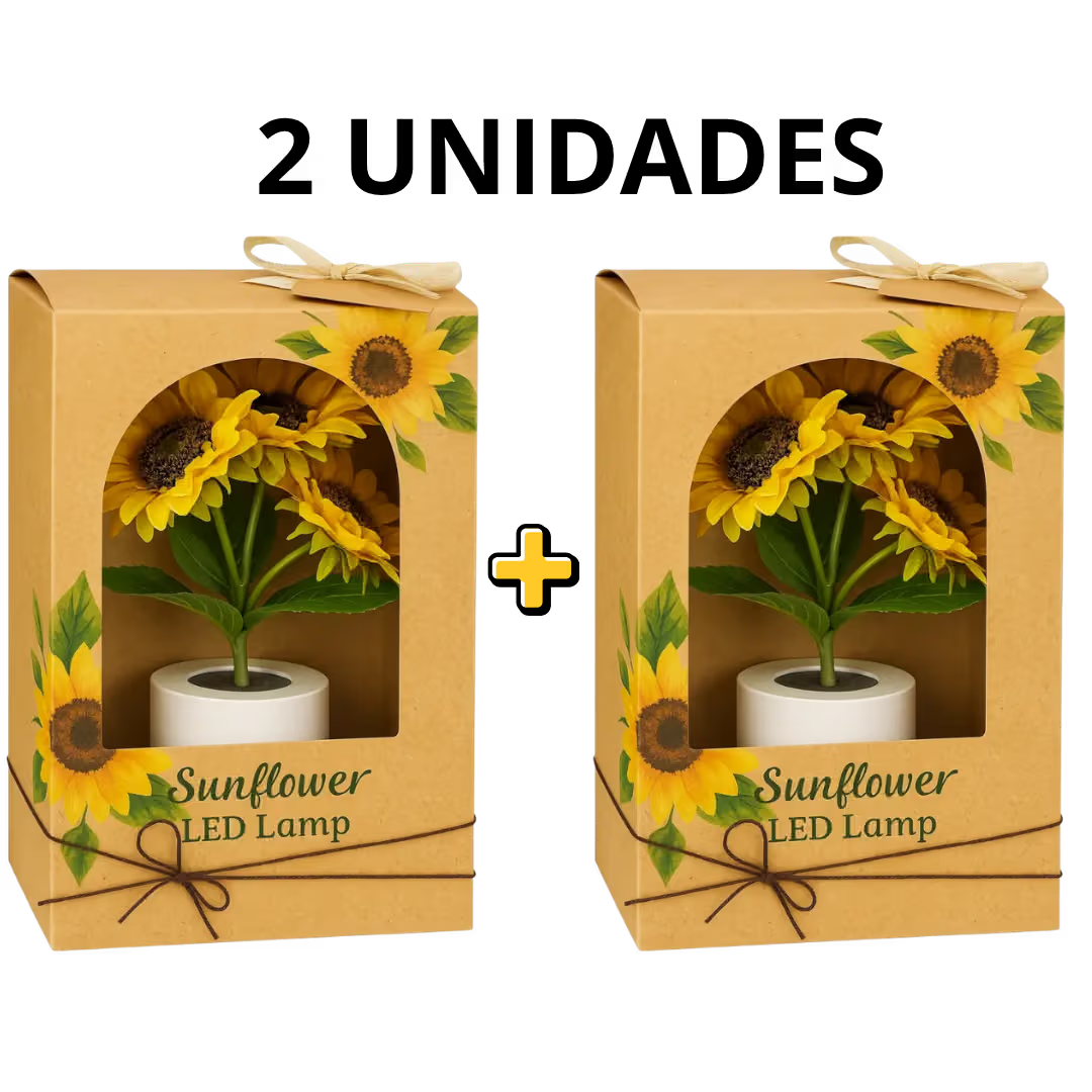 Kit Luna Girassol™ 2 EM 1: Decoração Sofisticada + Presente Perfeito