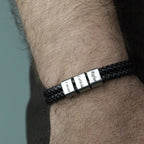 Pulseira Personalizada com Nomes + Caneca Exclusiva Grátis