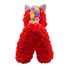 Unicórnio Rosa Vermelho
