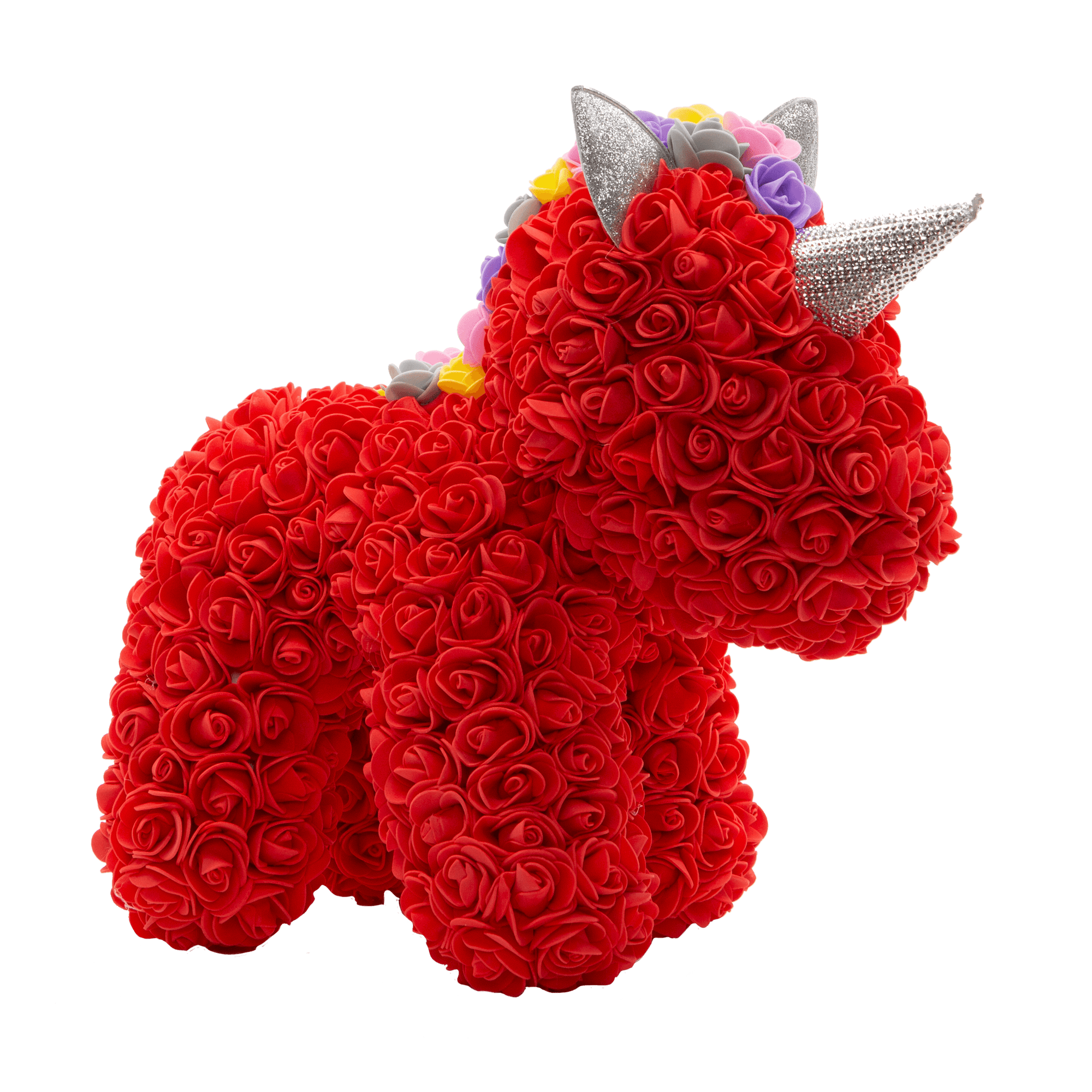 Unicórnio Rosa Vermelho