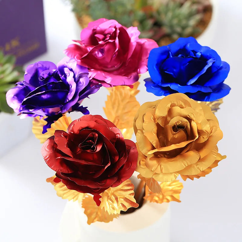 Rosa Ouro 24K com caixa