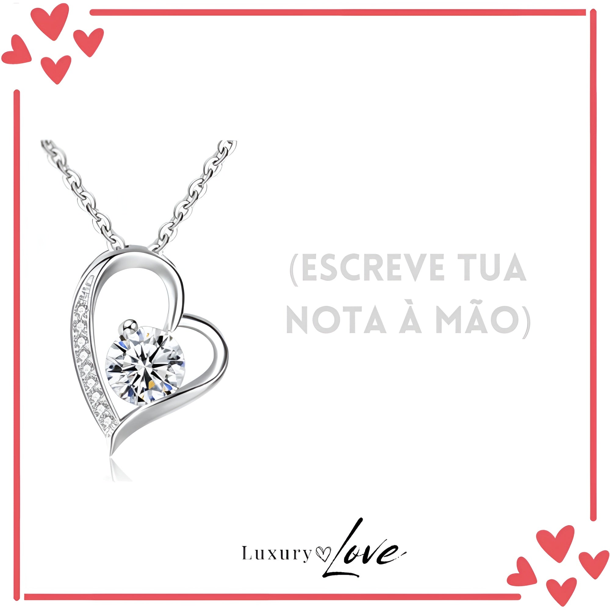 Colar Amor-Eterno™ para a minha Filha (com dedicatória especial)