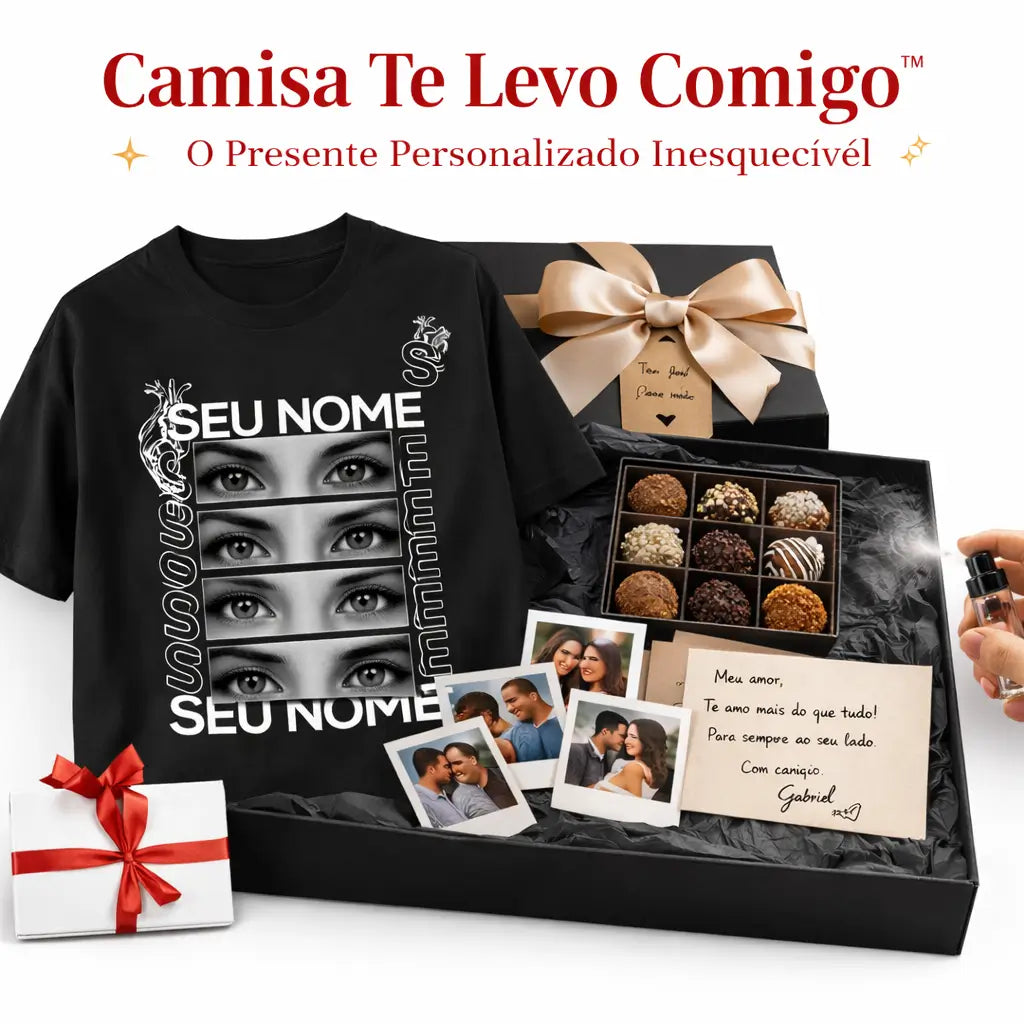 Kit Te Levo Comigo™ - O Presente personalizado inesquecível