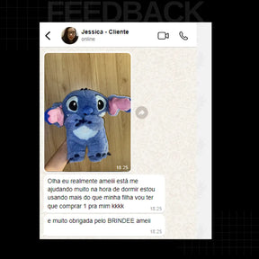 Stitch 3 em 1 Pelúcia que Respira - Perfeito para Presentear [PROMOÇÃO]