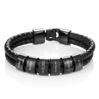 Pulseira de Couro Masculina Clusiv - O Presente que faz qualquer pai se sentir amado
