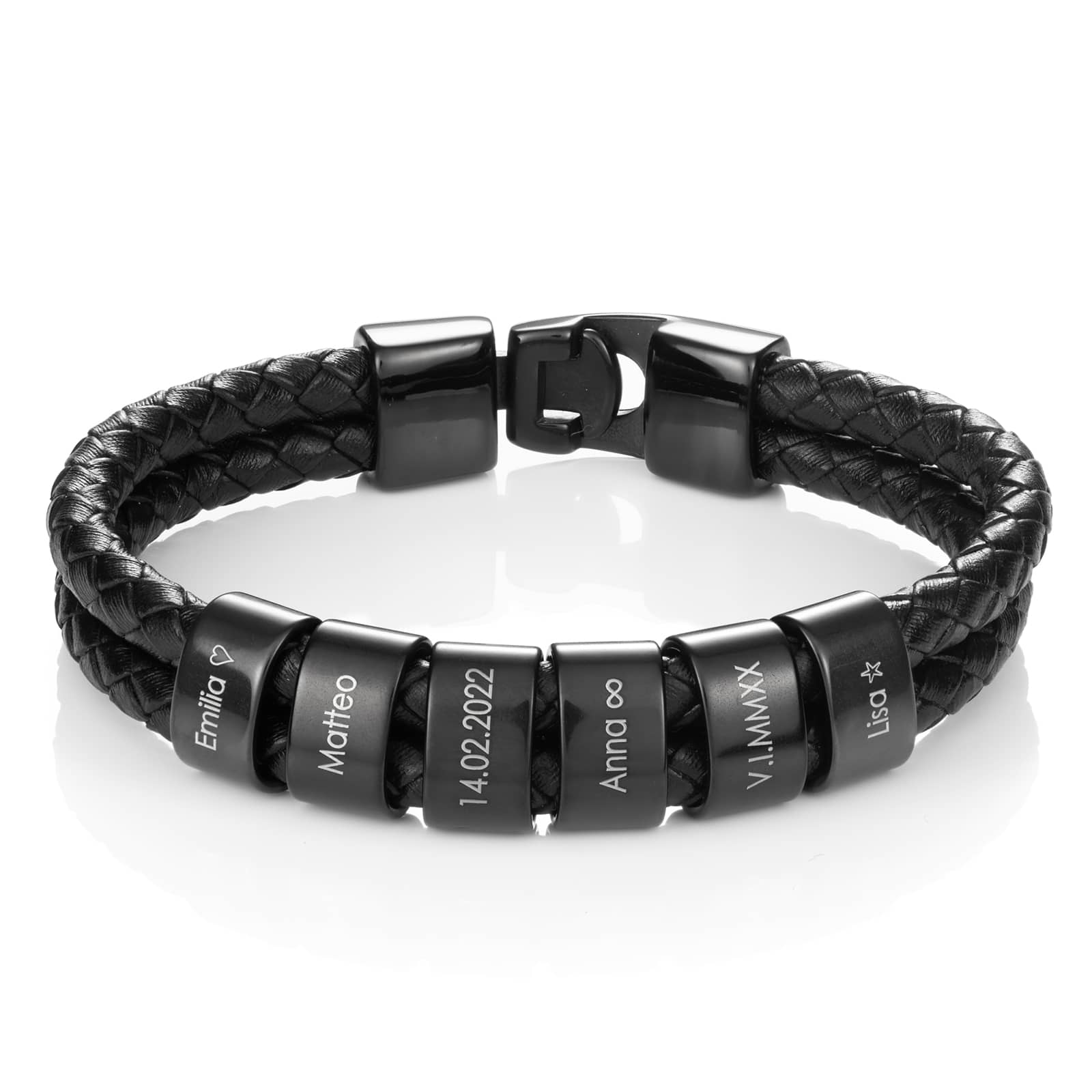 Pulseira de Couro Masculina Clusiv - O Presente que faz qualquer pai se sentir amado