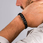 Pulseira de Couro Masculina Clusiv - O Presente que faz qualquer pai se sentir amado