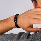 Pulseira de Couro Masculina Clusiv - O Presente que faz qualquer pai se sentir amado