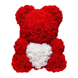 Urso do Amor Eterno Feito de Rosas
