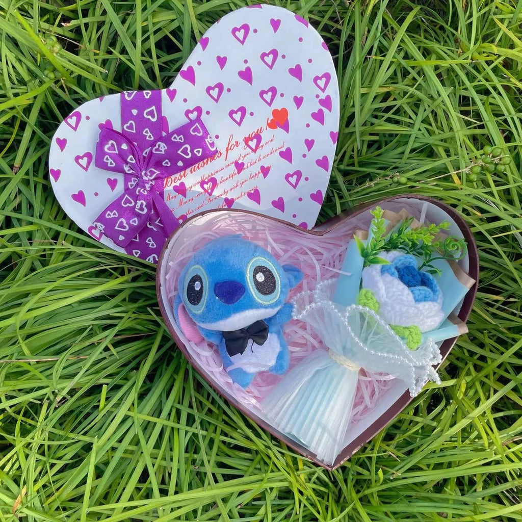 Caixa + Stich Formato coração