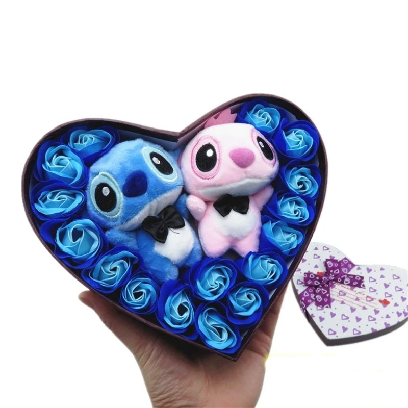 Caixa + Stich Formato coração